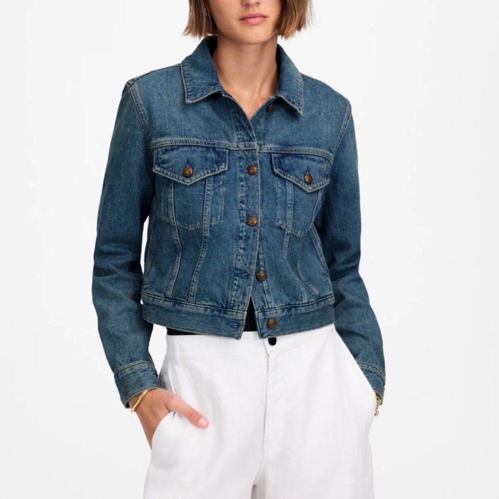 Madewell Denim Jacket Small Versatile Layering Boho Western Versatile Like New
